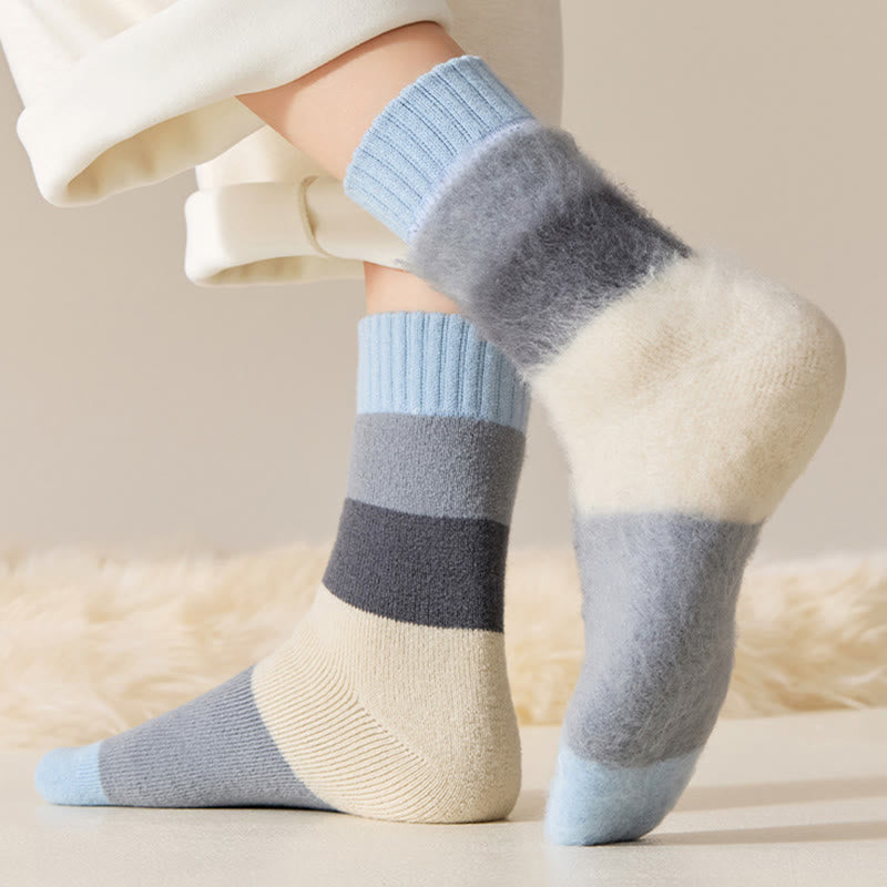 Chaussettes hautes extra épaisses en cachemire (4 paires) - image 3