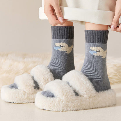 Chaussettes hautes extra épaisses en cachemire (4 paires) - image 6