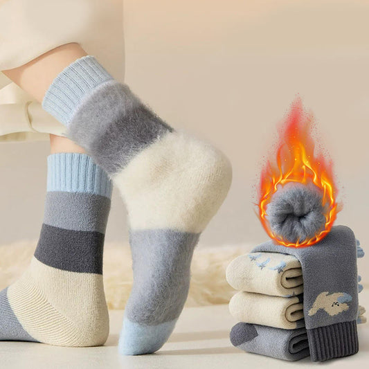 Chaussettes hautes extra épaisses en cachemire (4 paires) - image 0