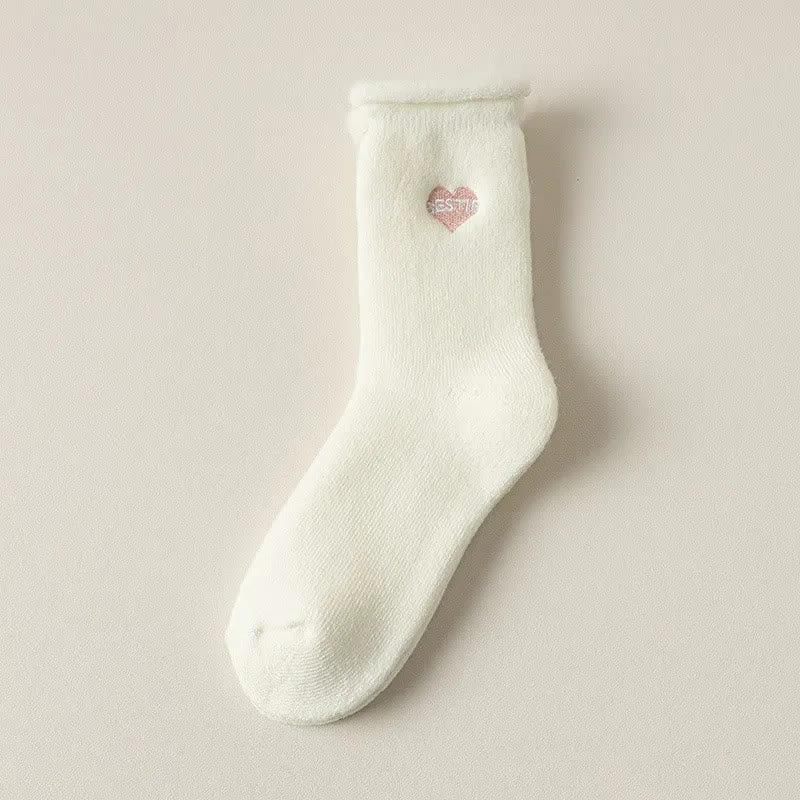 Chaussettes mi-mollet en polaire (3 paires) - Blanc - EU36-40(US3-7) - image 9