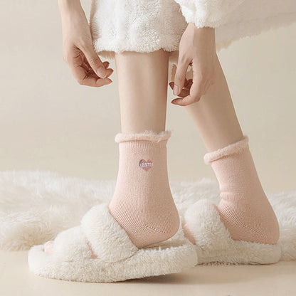 Chaussettes mi-mollet en polaire (3 paires) - image 4