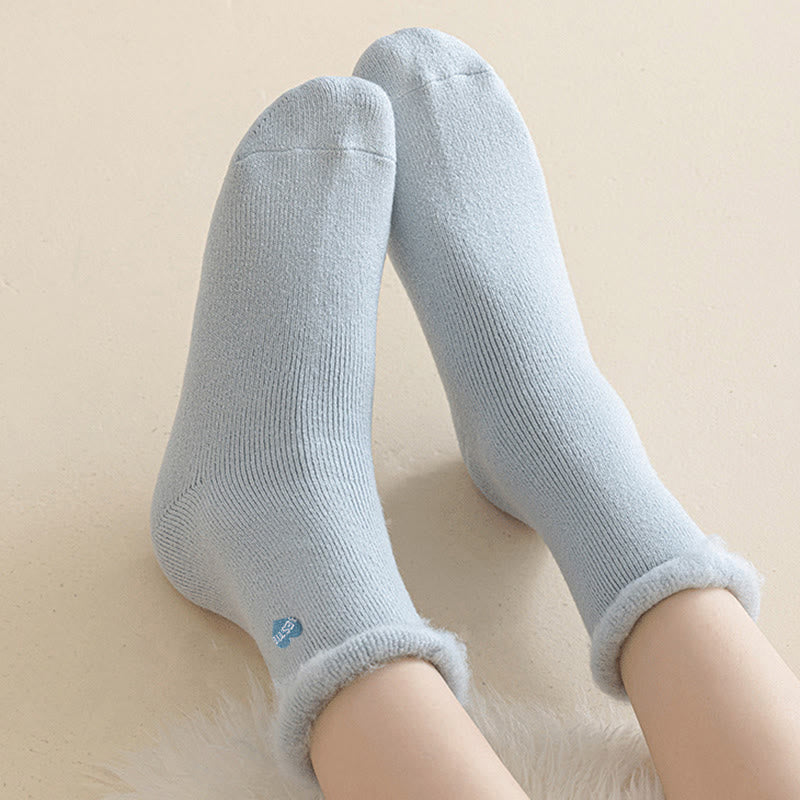 Chaussettes mi-mollet en polaire (3 paires) - image 5