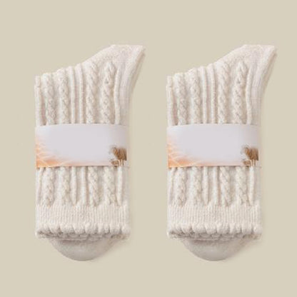 Chaussettes douces et moelleuses (3 paires) - Beige - EU36-40(US3-7) - image 14