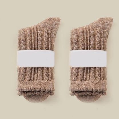 Chaussettes douces et moelleuses (3 paires) - Café - EU36-40(US3-7) - image 10