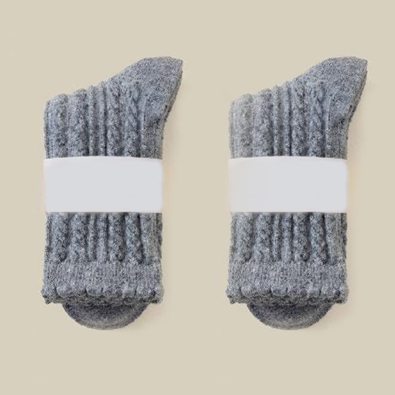 Chaussettes douces et moelleuses (3 paires) - Gris - EU36-40(US3-7) - image 11