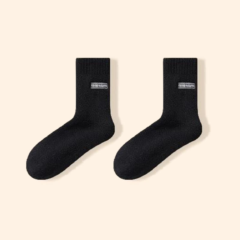 Chaussettes chaudes quart de pouce (4 paires) - Noir - EU39-44(US6-10) - image 12