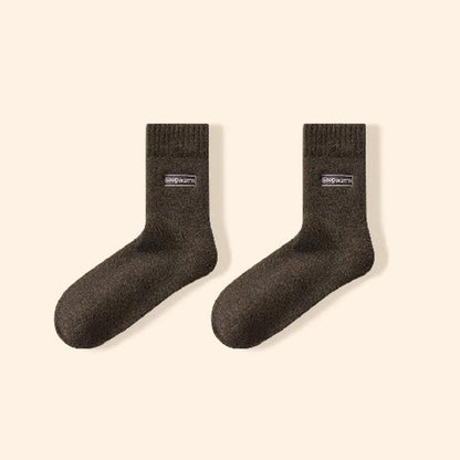 Chaussettes chaudes quart de pouce (4 paires) - Vert armée - EU39-44(US6-10) - image 15