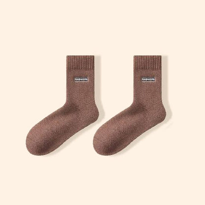 Chaussettes chaudes quart de pouce (4 paires) - Café - EU39-44(US6-10) - image 17