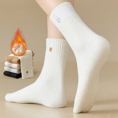 Chaussettes à motif cœur (3 paires) - image 0
