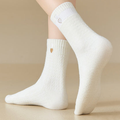 Chaussettes à motif cœur (3 paires) - image 7