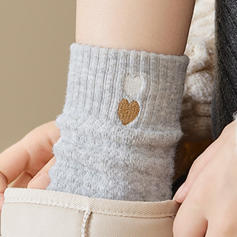 Chaussettes à motif cœur (3 paires) - image 4
