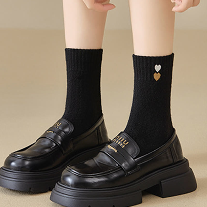 Chaussettes à motif cœur (3 paires) - image 8