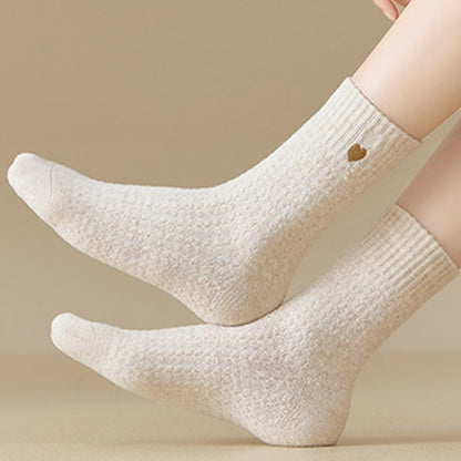 Chaussettes à motif cœur (3 paires) - image 3