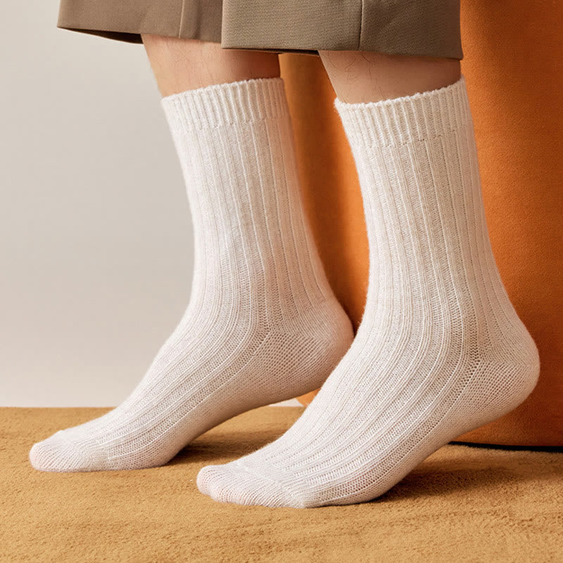 Chaussettes basses en laine de mouton douce (3 paires) - image 4