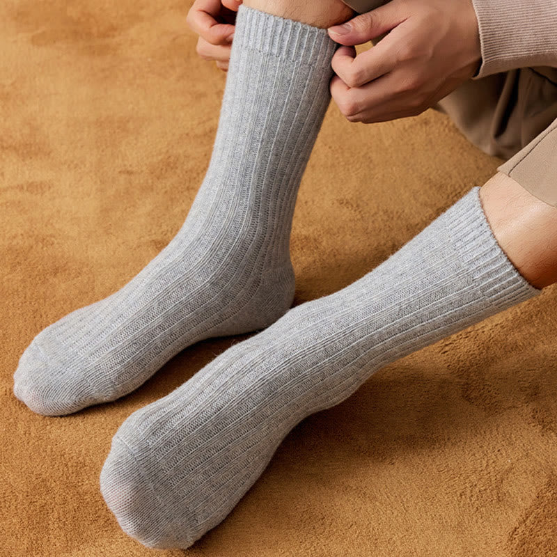 Chaussettes basses en laine de mouton douce (3 paires) - image 3
