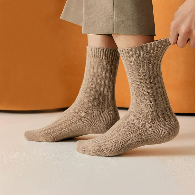 Chaussettes basses en laine de mouton douce (3 paires) - image 7
