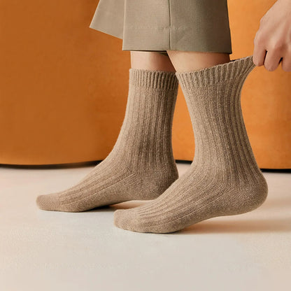 Chaussettes basses en laine de mouton douce (3 paires) - image 7