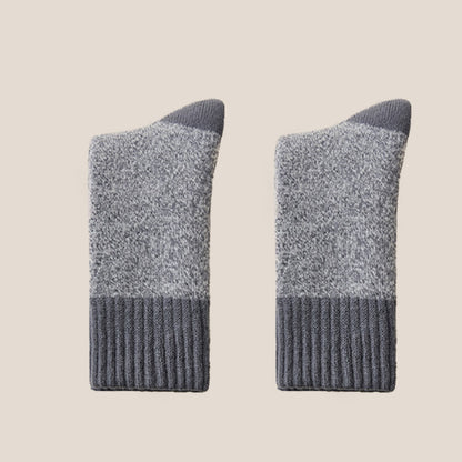 Chaussettes chaudes en cachemire (2 paires) - Gris clair - EU39-44(US6-10) - image 12