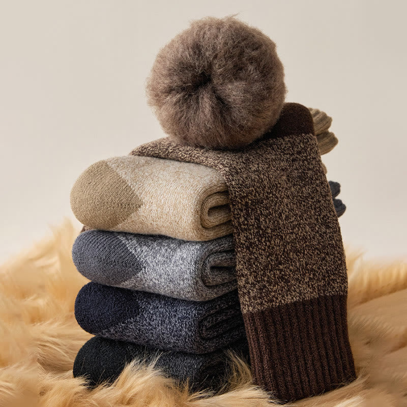 Chaussettes chaudes en cachemire (2 paires) - image 7