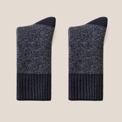 Chaussettes chaudes en cachemire (2 paires) - Bleu marine - EU39-44(US6-10) - image 11