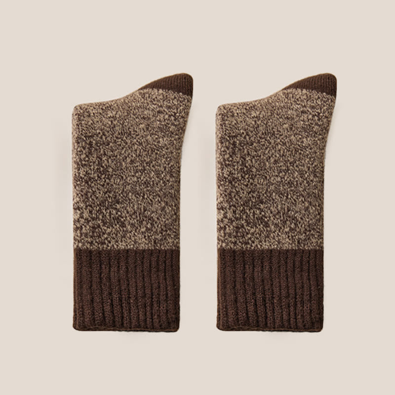 Chaussettes chaudes en cachemire (2 paires) - Café - EU39-44(US6-10) - image 10