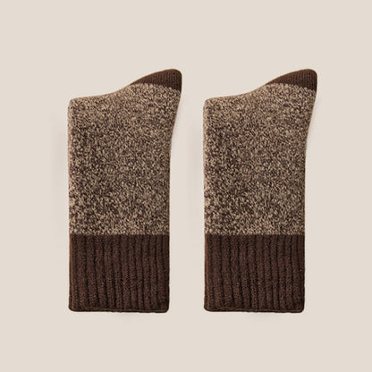 Chaussettes chaudes en cachemire (2 paires) - Café - EU39-44(US6-10) - image 10