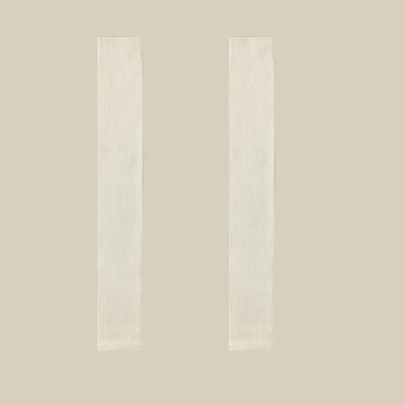 Manches cuissardes en laine épaisse et chaude - Blanc - One Size - image 10