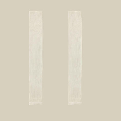 Manches cuissardes en laine épaisse et chaude - Blanc - One Size - image 10