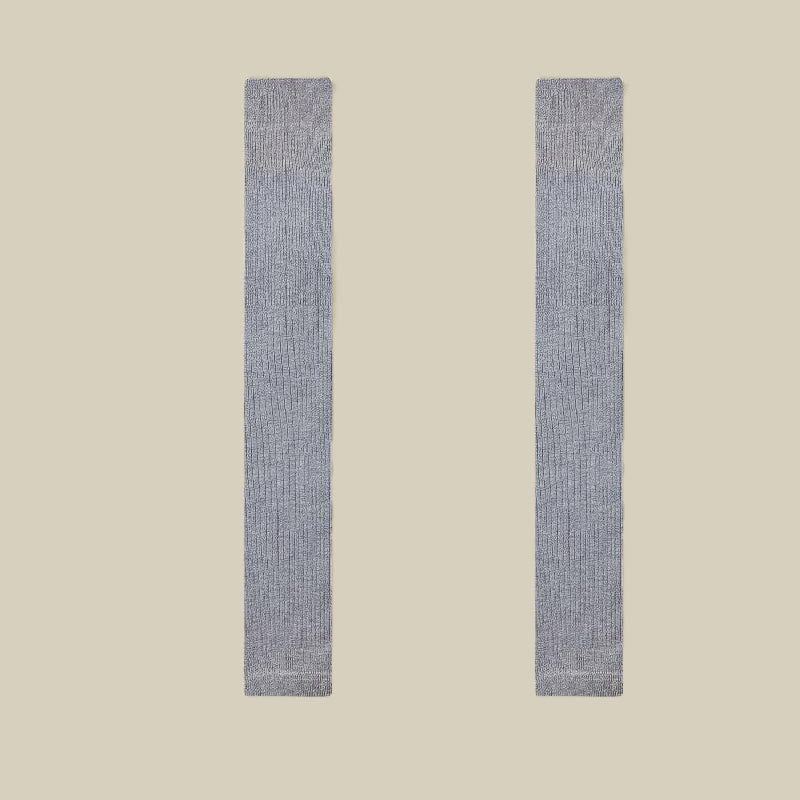 Manches cuissardes en laine épaisse et chaude - Gris clair - One Size - image 15