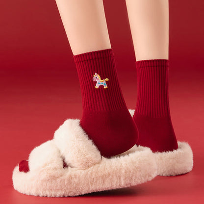 Chaussettes courtes Best Wishes (5 paires) - image 3