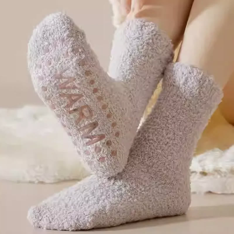 Chaussettes de nuit à semelle antidérapante (4 paires) - image 1