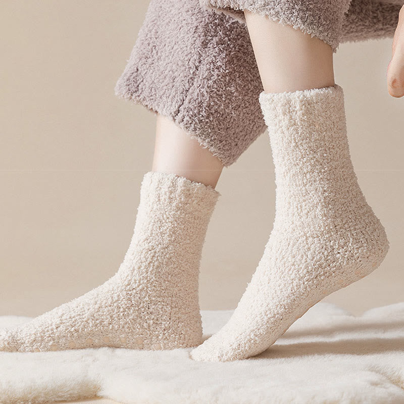 Chaussettes de nuit à semelle antidérapante (4 paires) - image 2