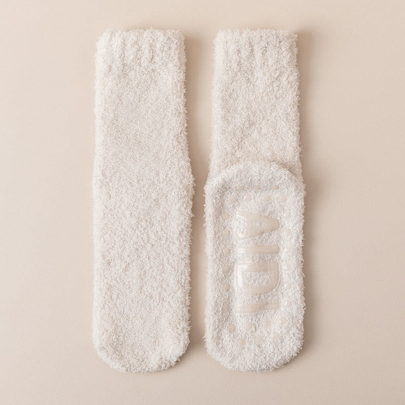 Chaussettes de nuit à semelle antidérapante (4 paires) - Abricot - EU36-40(US3-7) - image 16
