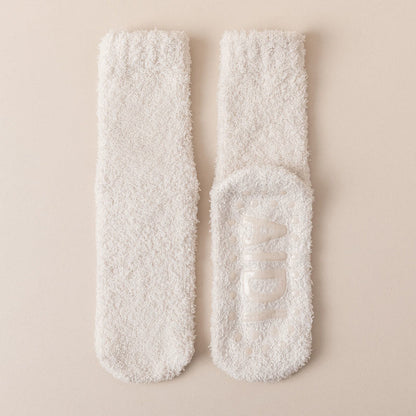 Chaussettes de nuit à semelle antidérapante (4 paires) - Abricot - EU36-40(US3-7) - image 16