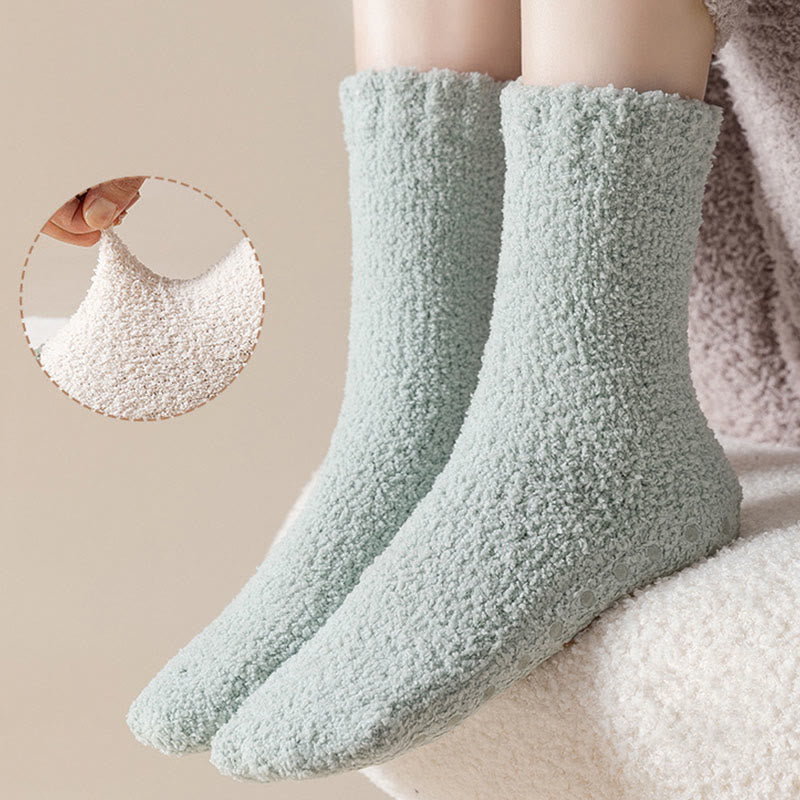 Chaussettes de nuit à semelle antidérapante (4 paires) - image 4