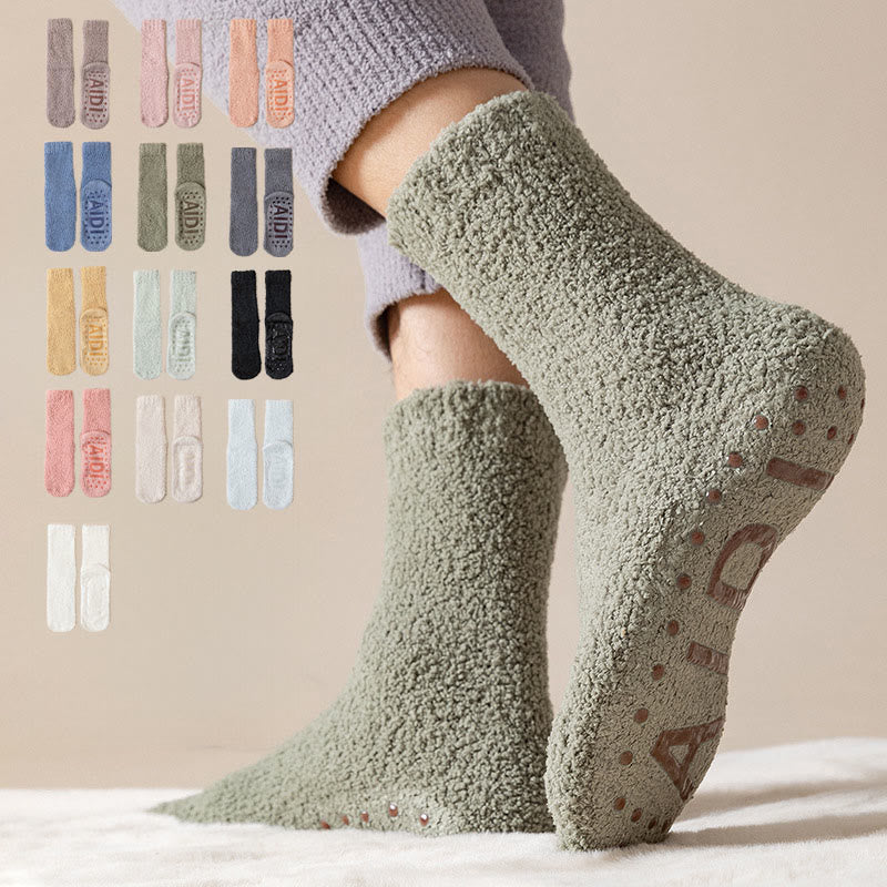 Chaussettes de nuit à semelle antidérapante (4 paires) - image 12