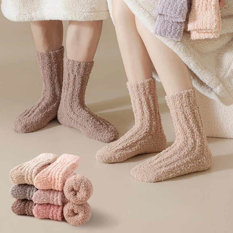 Chaussettes de nuit à semelle antidérapante (4 paires) - image 0