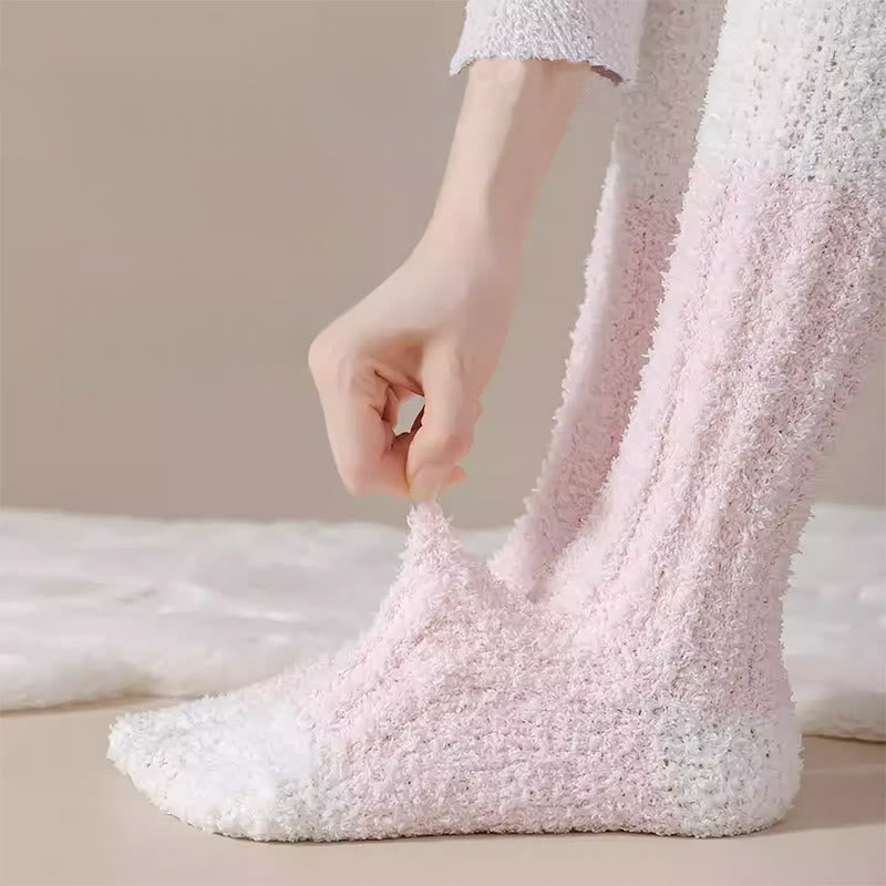 Chaussettes de nuit hautes en polaire douce (4 paires) - image 7
