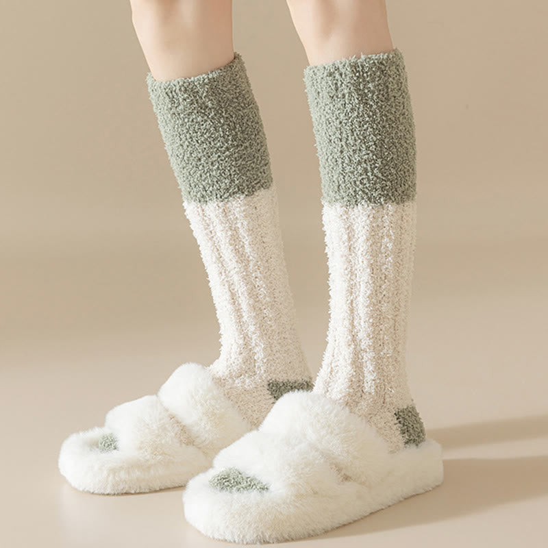 Chaussettes de nuit hautes en polaire douce (4 paires) - image 8