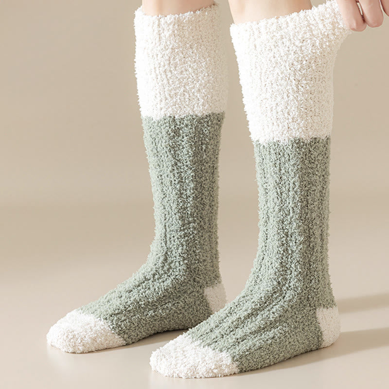 Chaussettes de nuit hautes en polaire douce (4 paires) - image 6