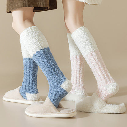 Chaussettes de nuit hautes en polaire douce (4 paires) - image 3
