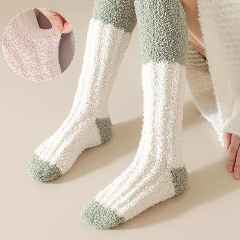 Chaussettes de nuit hautes en polaire douce (4 paires) - image 10