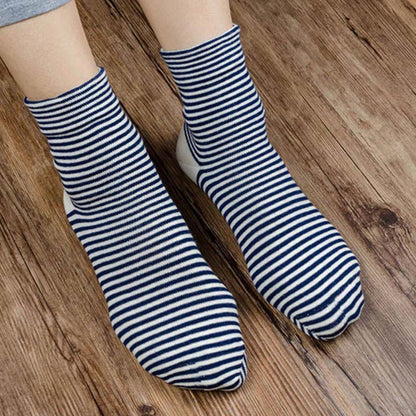 Chaussettes de nuit à larges rayures (4 paires) - image 4