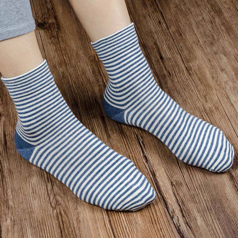 Chaussettes de nuit à larges rayures (4 paires) - image 5