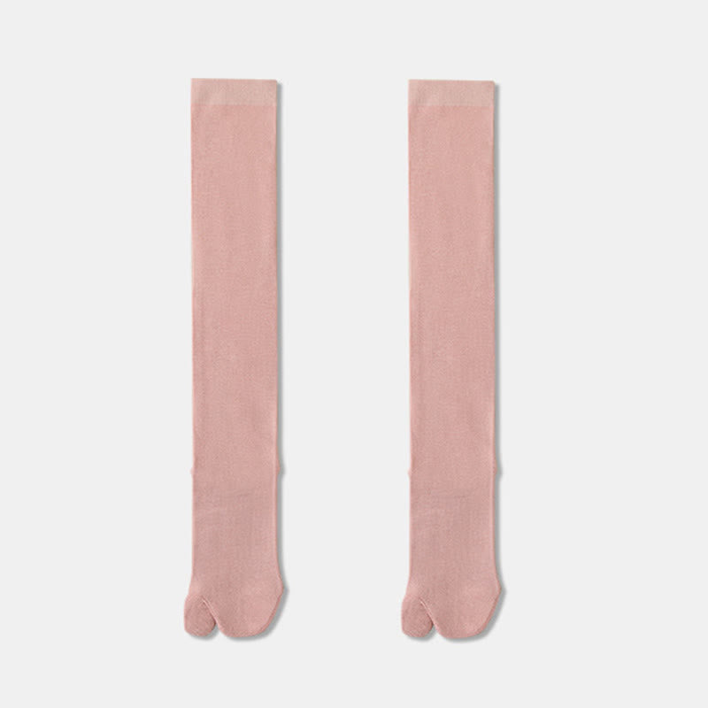 Chaussettes de nuit hautes Tabi (3 paires) - Rose - EU36-40(US3-7) - image 10