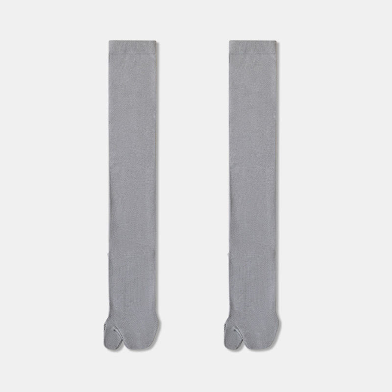 Chaussettes de nuit hautes Tabi (3 paires) - Gris - EU36-40(US3-7) - image 11