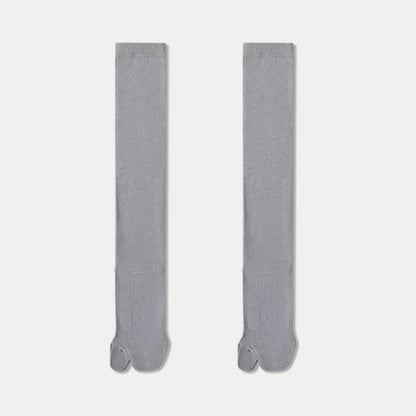 Chaussettes de nuit hautes Tabi (3 paires) - Gris - EU36-40(US3-7) - image 11