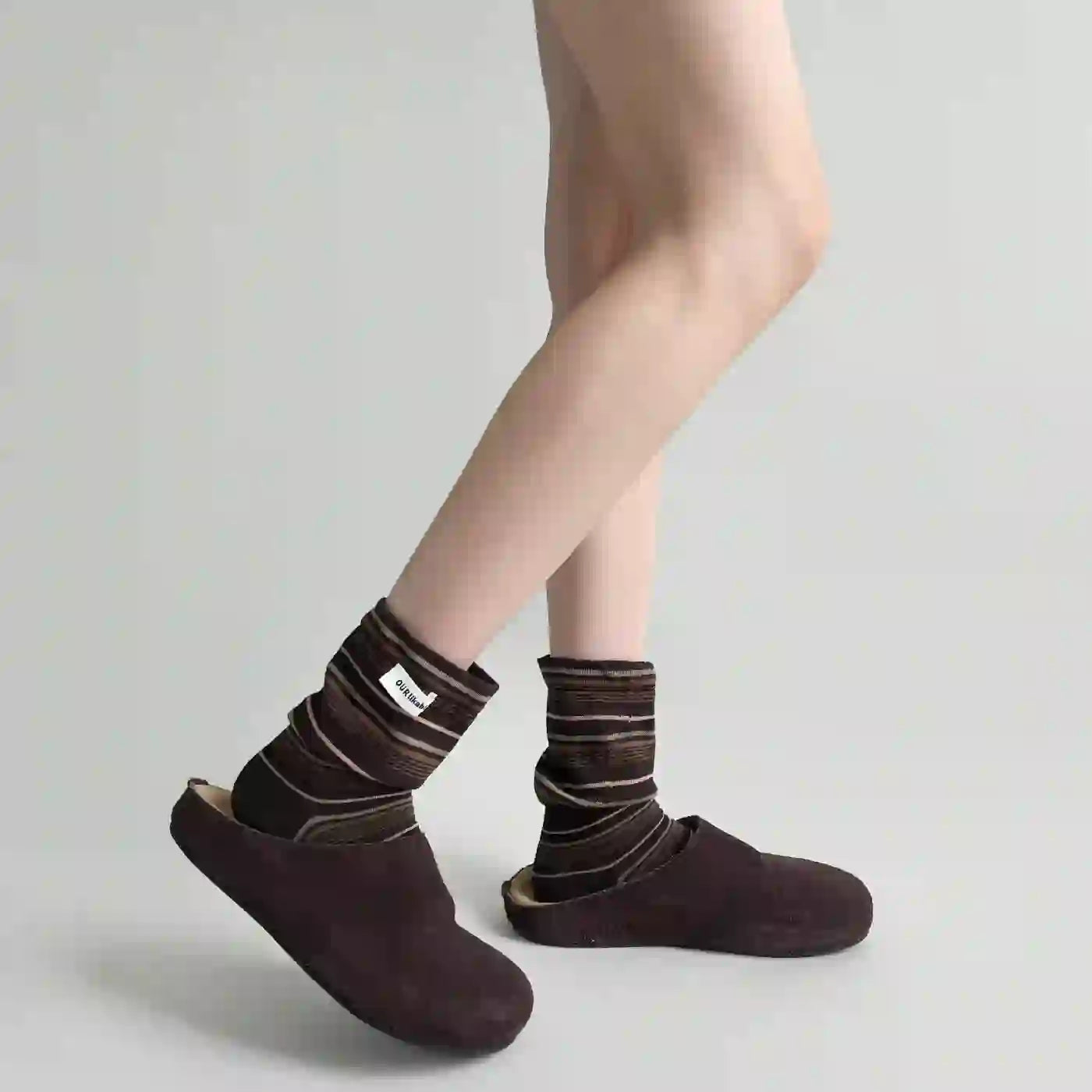 Chaussettes de nuit contrastées élégantes (5 paires) - image 12