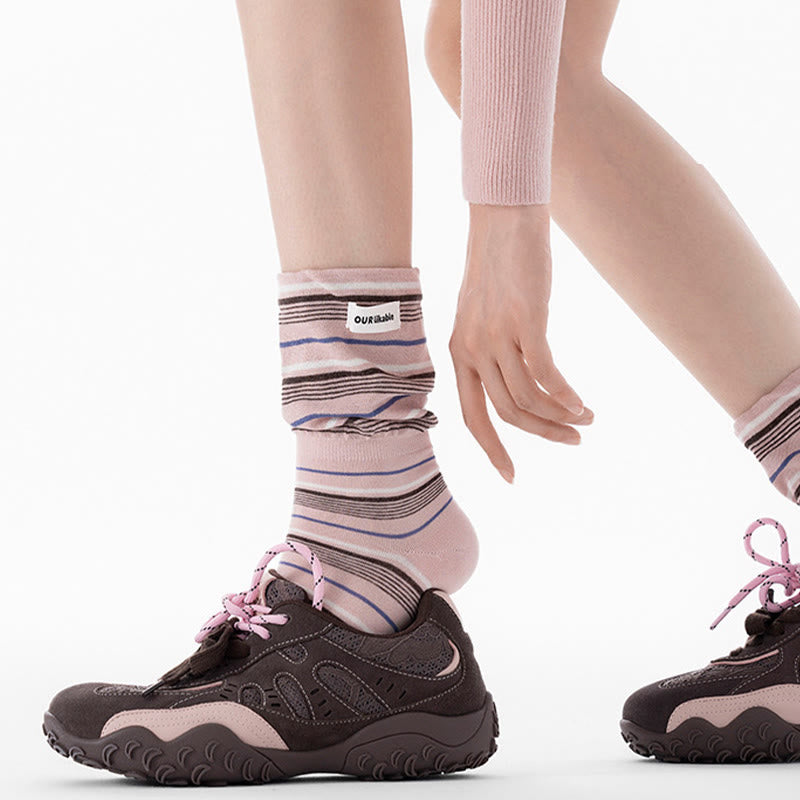 Chaussettes de nuit contrastées élégantes (5 paires) - image 11