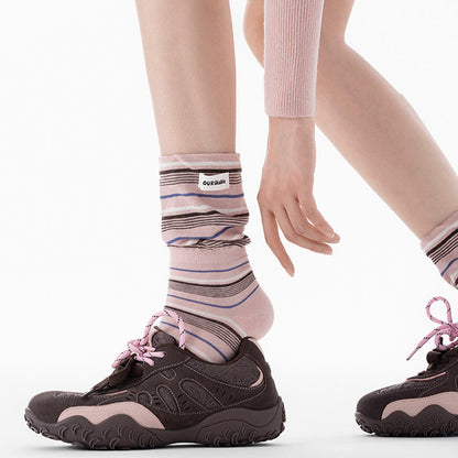 Chaussettes de nuit contrastées élégantes (5 paires) - image 11